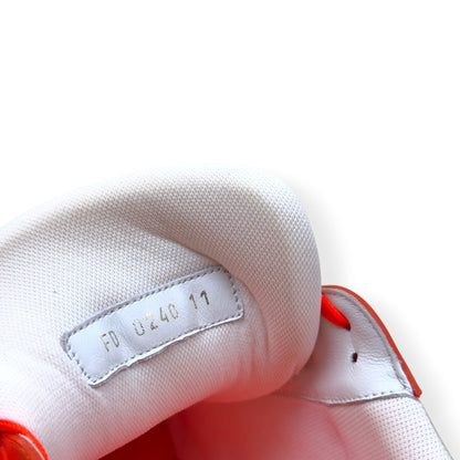 LOUIS VUITTON LEATHER LV TRAINER ORANGE / WHITE UK11 | UK 11, Orange