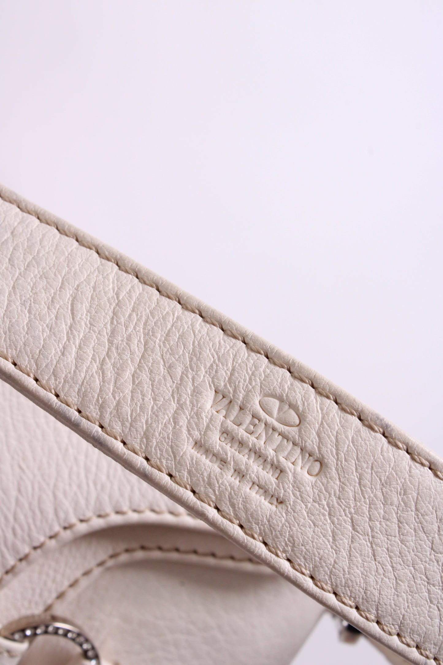 Valentino Butterfly Embellished Leather small bag Cream | O/S, Cream