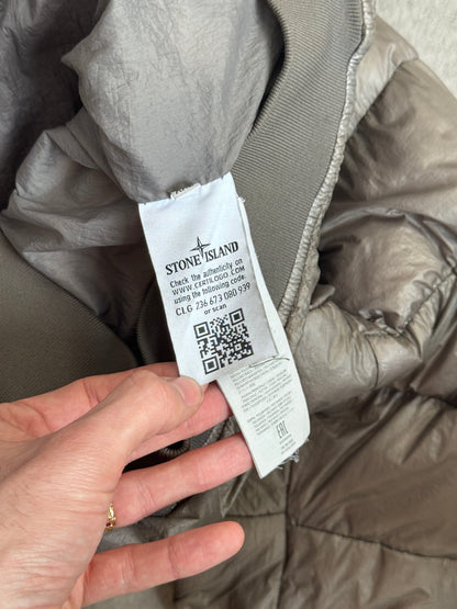 Stone Island A/W 2016 Garment Dyed Grey Down Puffer Jacket