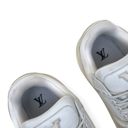 LOUIS VUITTON LV MAXI TRAINER WHITE UK9.5 | UK 9.5, White