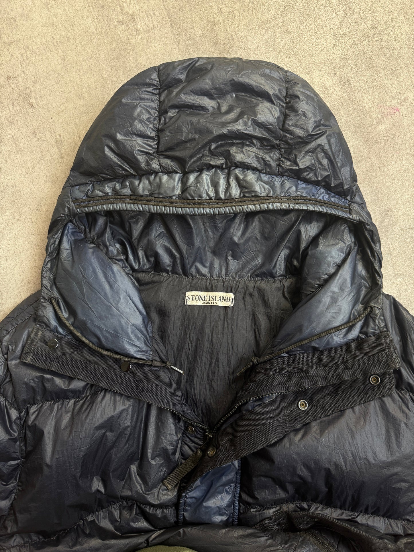 Stone Island A/W 2011 Garment Dyed Crinkle Down Puffer Jacket