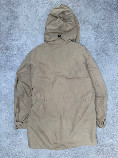 A/W C.P. Company Beige Hooded Parka Jacket