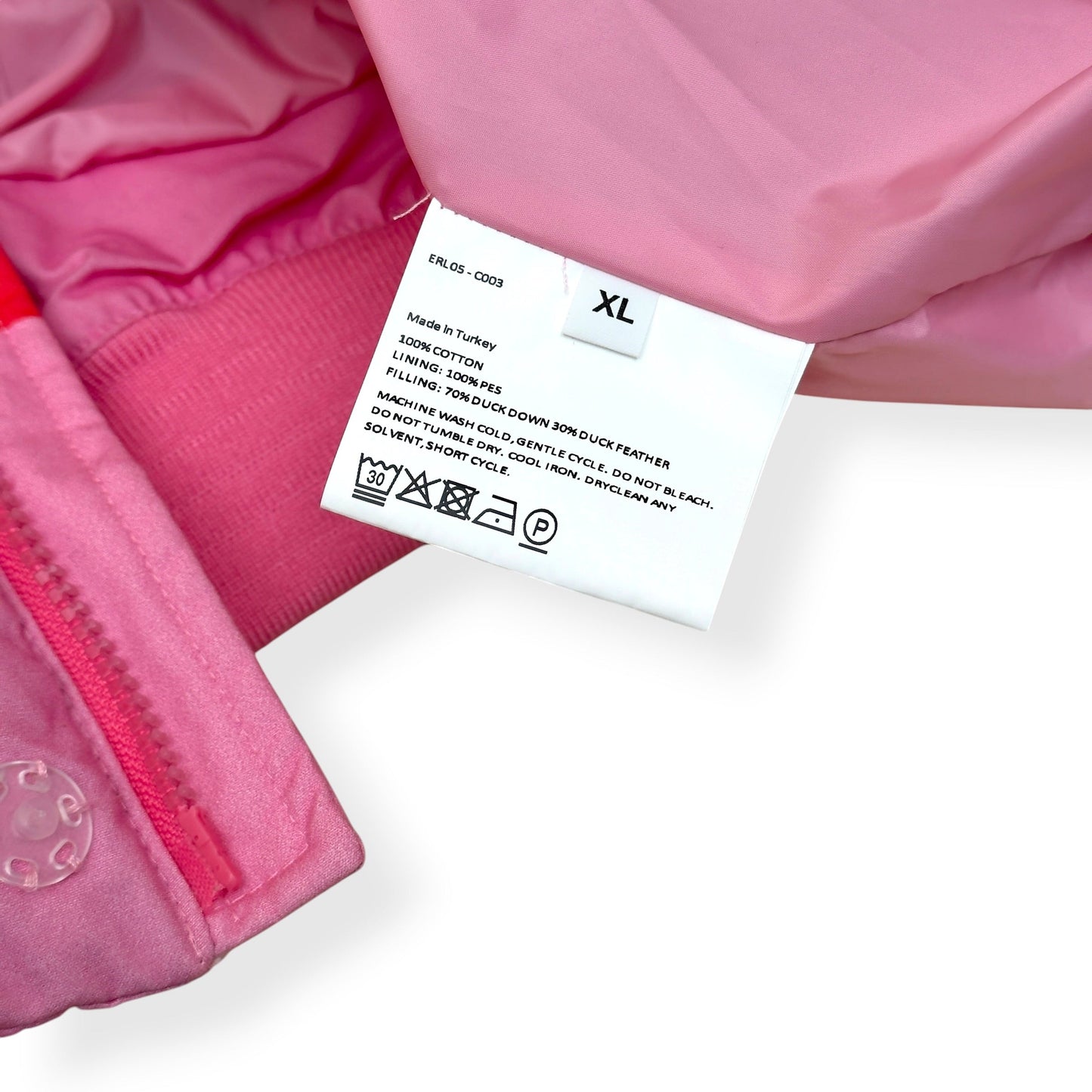 ERL SUNBURST PRINT PUFFER JACKET PINK XL | XL, Pink