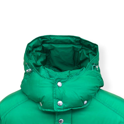 PRADA DOWN HOODED PUFFER JACKET GREEN 56 / XL | XL, Green