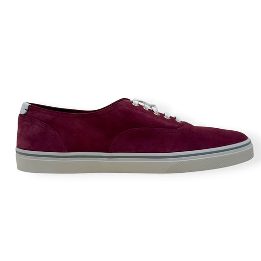 BRUNELLO CUCINELLI SUEDE SNEAKER BORDEAUX RED 45.5 / UK11.5 | UK 11.5, Red