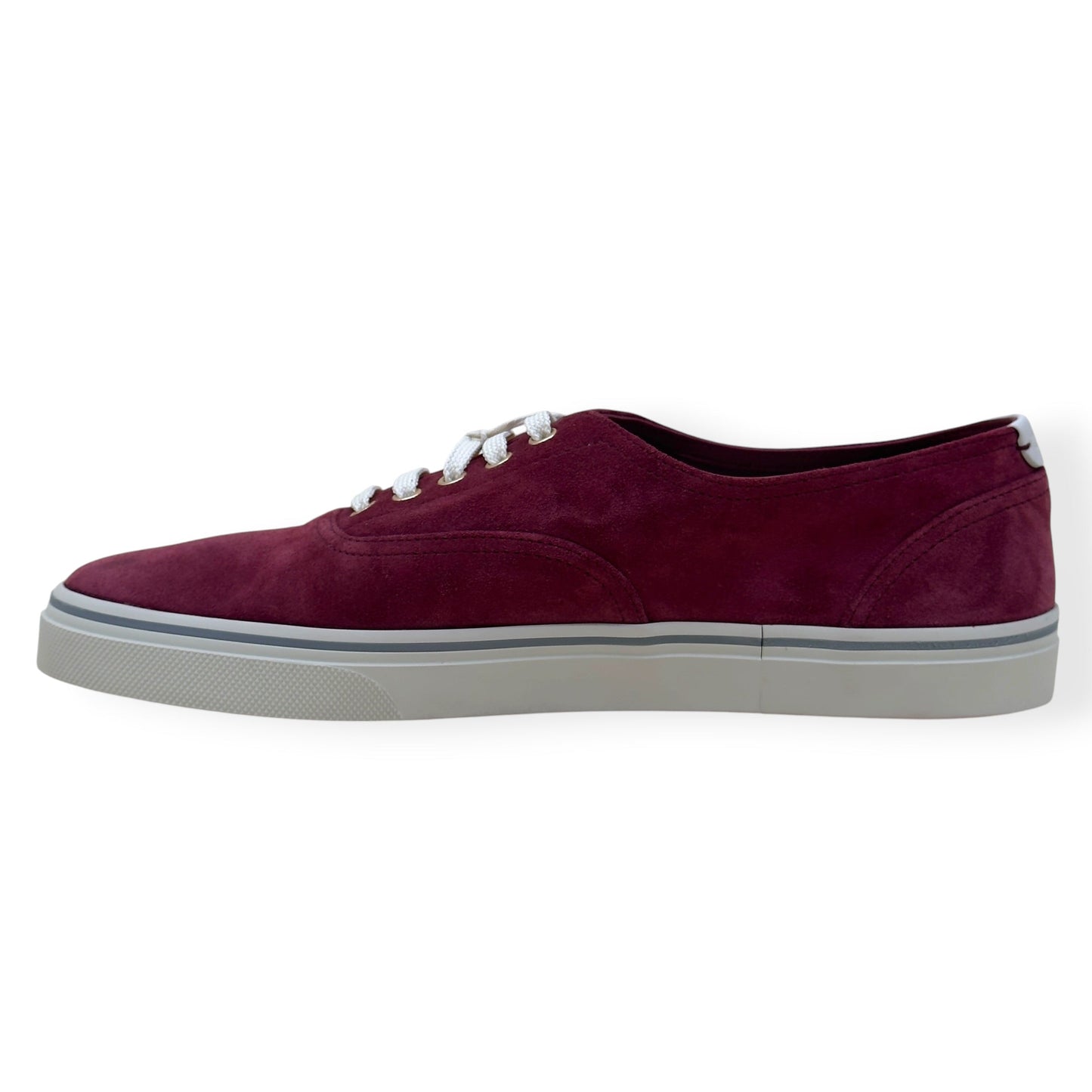 BRUNELLO CUCINELLI SUEDE SNEAKER BORDEAUX RED 45.5 / UK11.5 | UK 11.5, Red