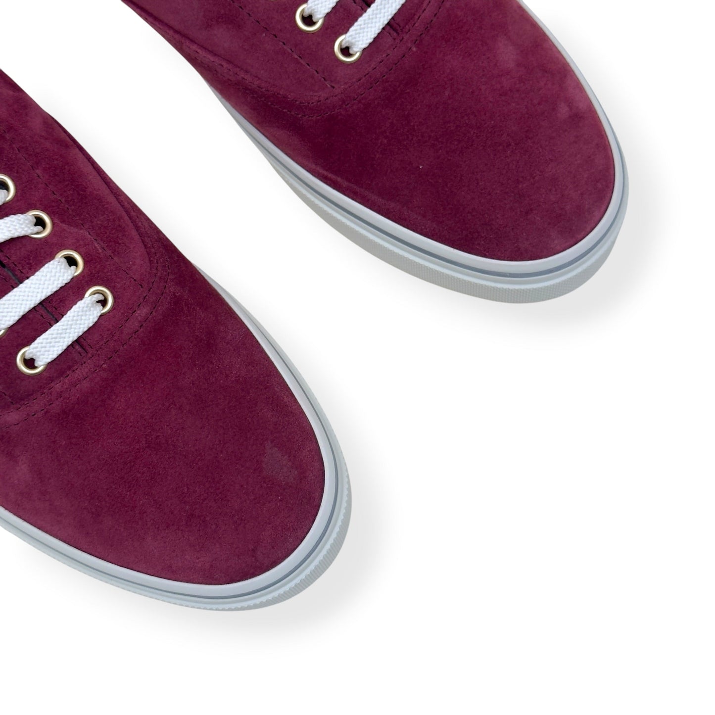 BRUNELLO CUCINELLI SUEDE SNEAKER BORDEAUX RED 45.5 / UK11.5 | UK 11.5, Red