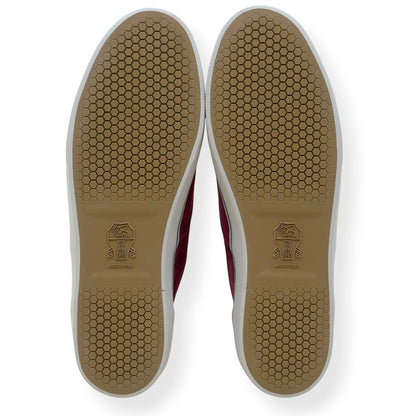 BRUNELLO CUCINELLI SUEDE SNEAKER BORDEAUX RED 45.5 / UK11.5 | UK 11.5, Red