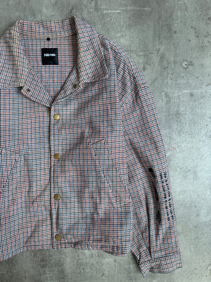 Ne-Net By Issey Miyake Houndstooth Bomber Jacket