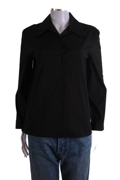 Prada L/S Shirt Black 10 | O/S, Black