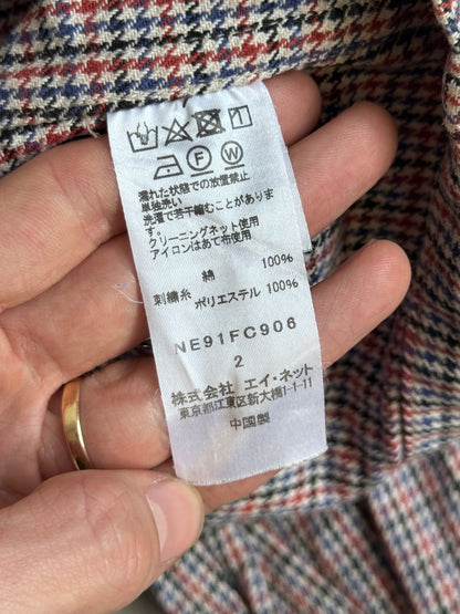 Ne-Net By Issey Miyake Houndstooth Bomber Jacket