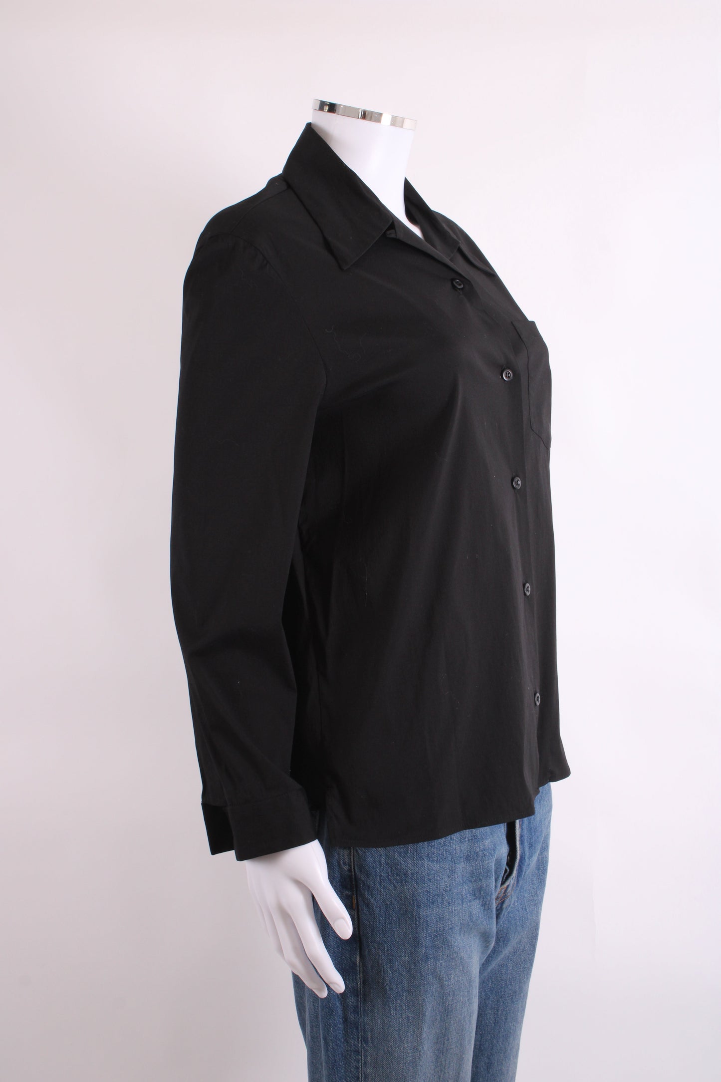Prada L/S Shirt Black 10 | O/S, Black
