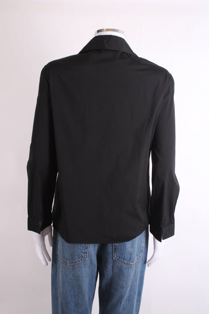 Prada L/S Shirt Black 10 | O/S, Black