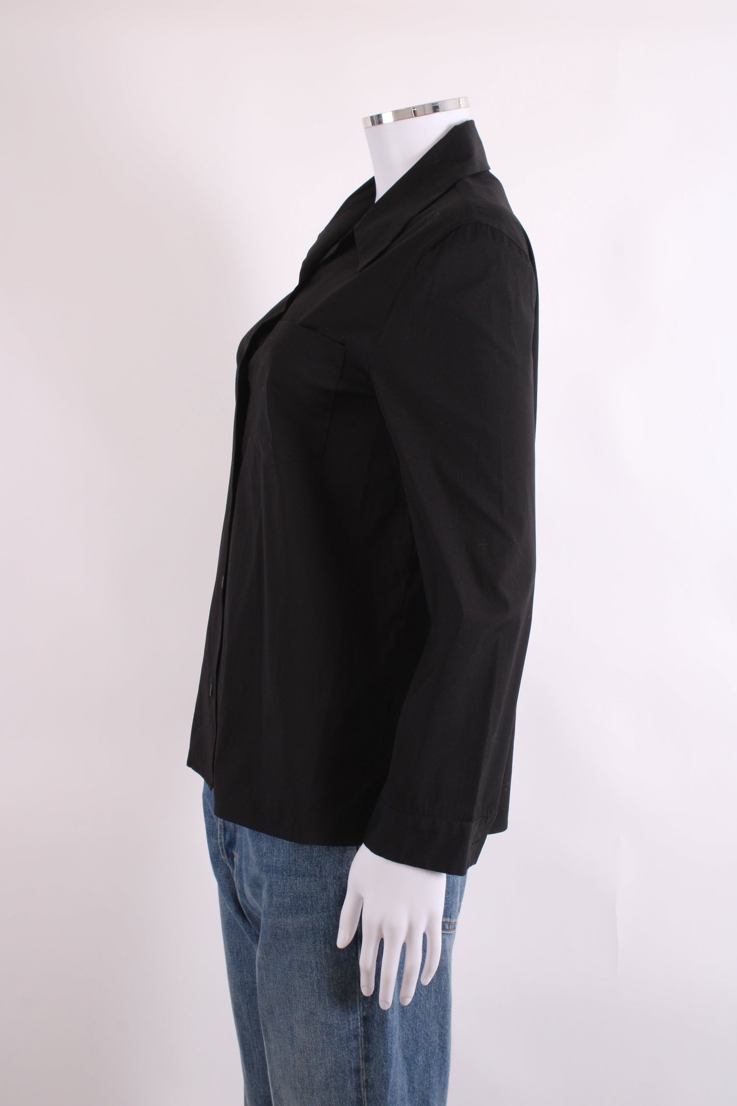 Prada L/S Shirt Black 10 | O/S, Black
