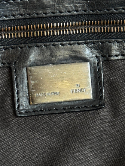 Fendi Zucca Velvet FF Bag Du Jour