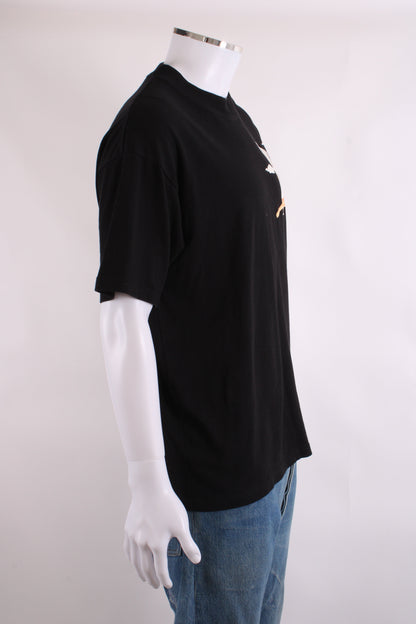 Represent Print Back T-shirt Black S | Small, Black