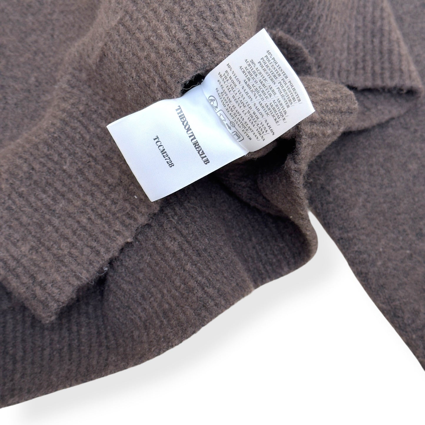 THE COUTURE CLUB FLUFFY LOGO JUMPER BROWN XL | XL, Brown