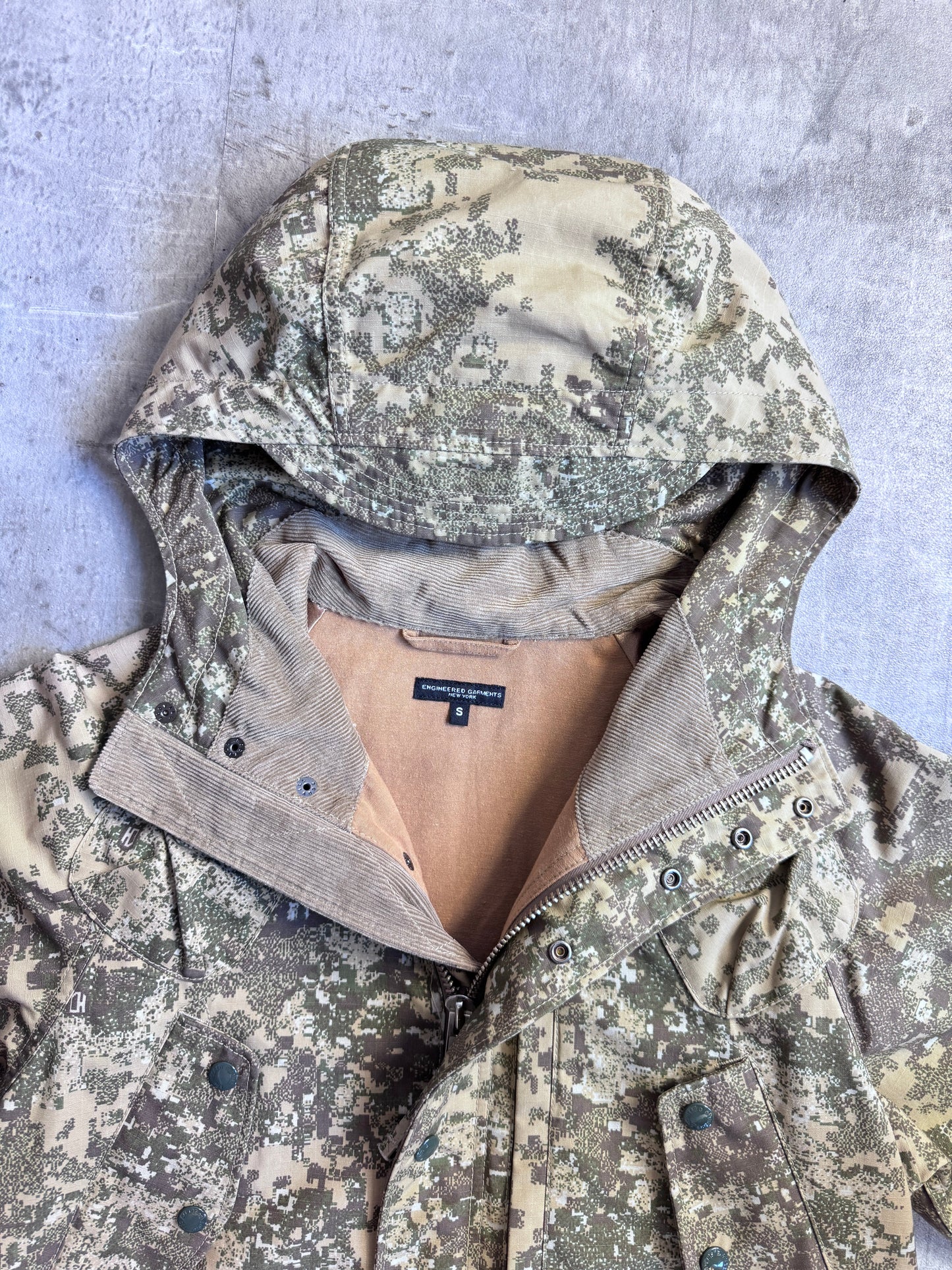 Engineered Garments Pencott Digital Camo Utility Field Parka