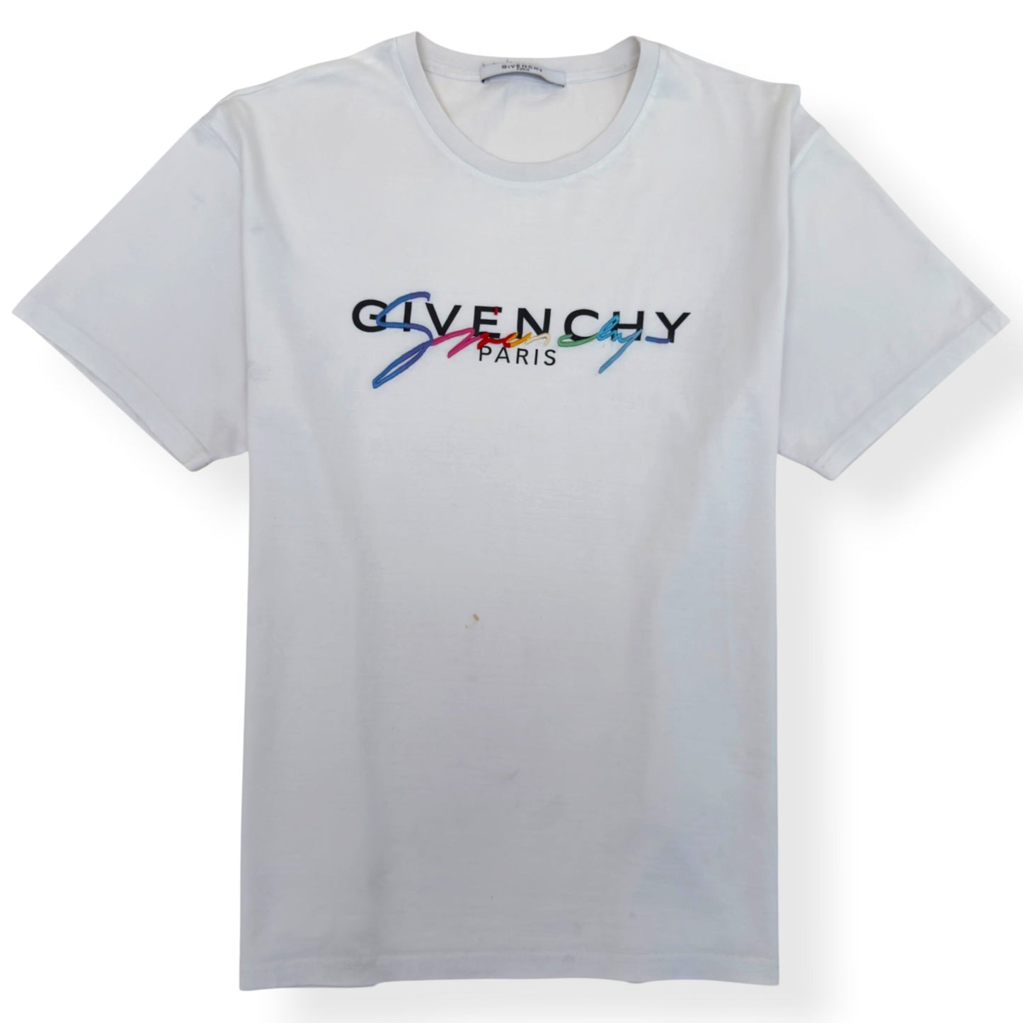GIVENCHY SIGNATURE LOGO T-SHIRT WHITE XL | XL, White