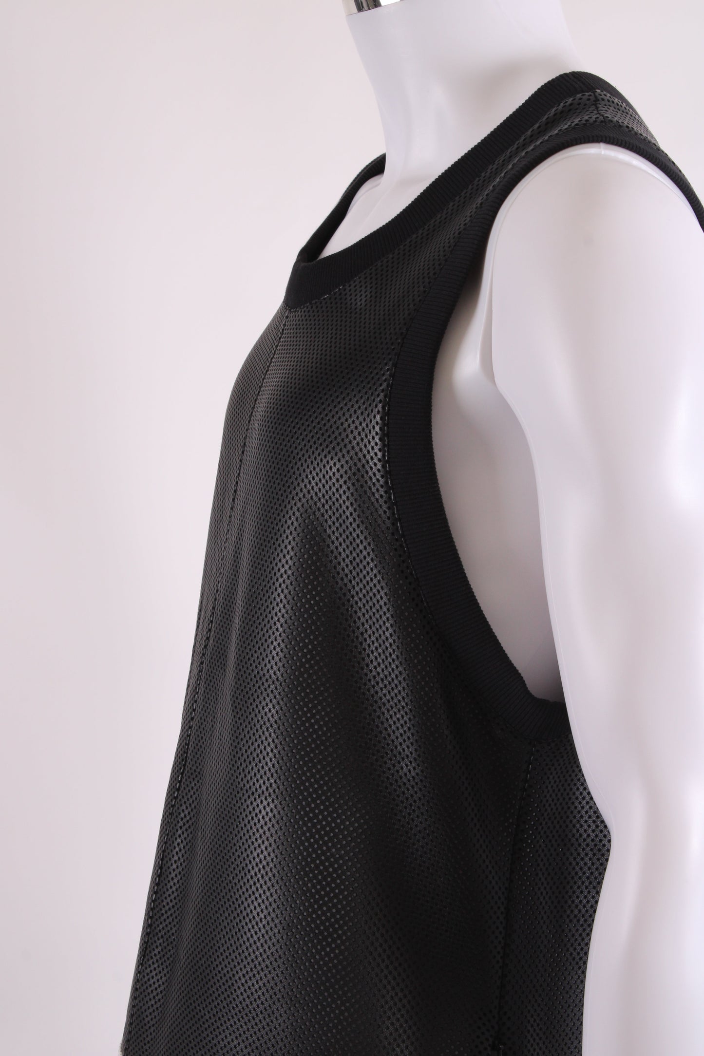 Givenchy Mesh Leather Vest Black/ Red M | Medium, Black