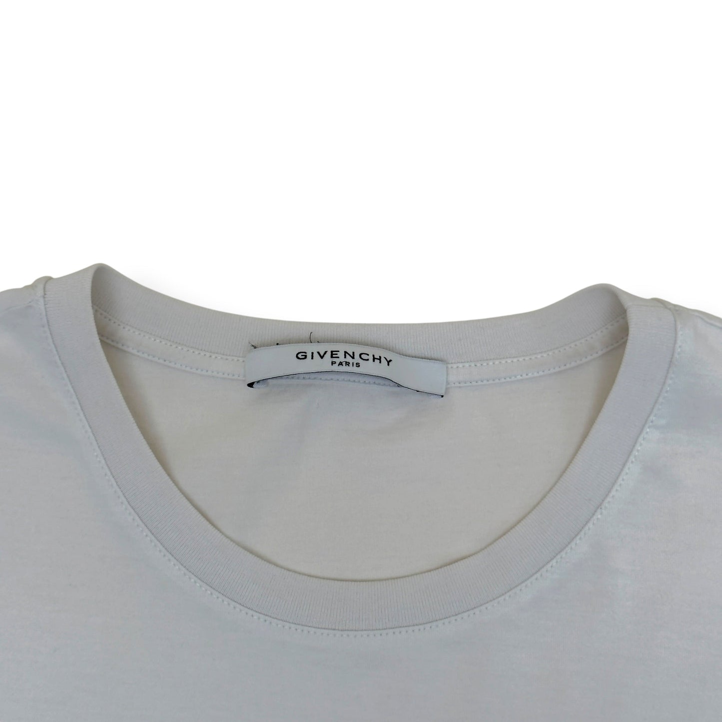 GIVENCHY SIGNATURE LOGO T-SHIRT WHITE XL | XL, White