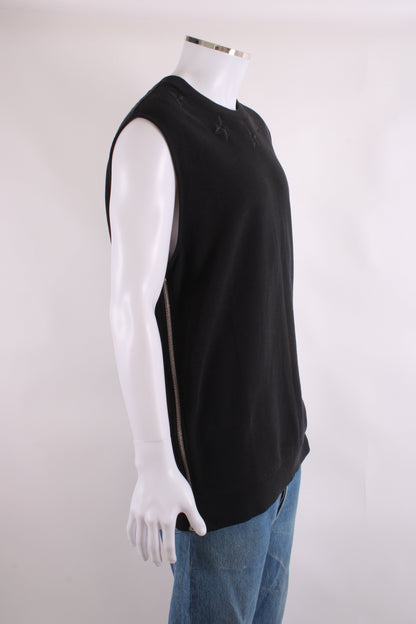 Givenchy S/S Star Side Zip Sweatshirt Black L | Large, Black