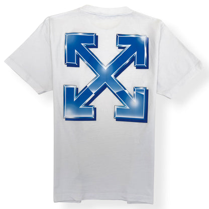 OFF-WHITE ARROWS LOGO T-SHIRT WHITE / BLUE XL | XL, Blue