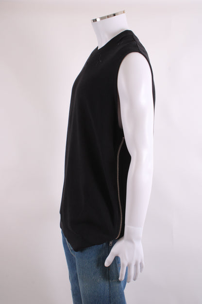 Givenchy S/S Star Side Zip Sweatshirt Black L | Large, Black