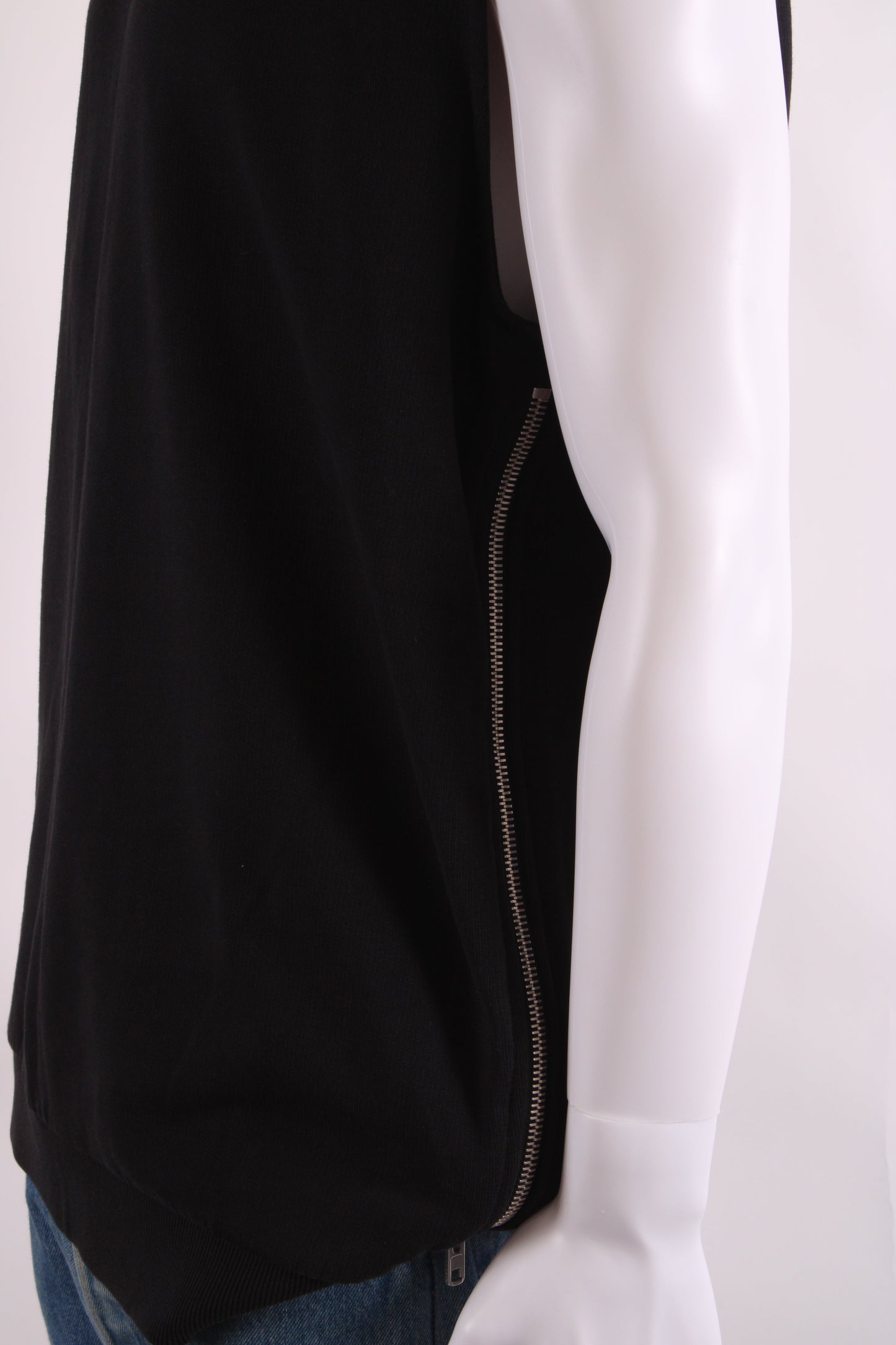 Givenchy S/S Star Side Zip Sweatshirt Black L | Large, Black