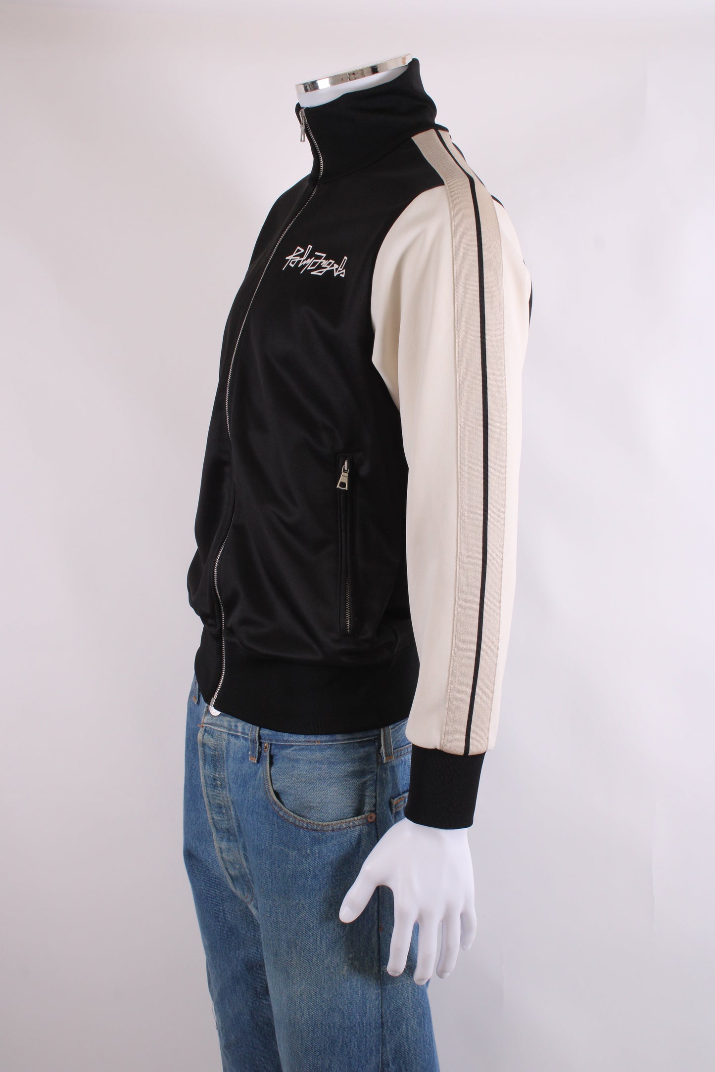 Palm Angels Skull Print Track Jacket Black/ Cream M | Medium, Black