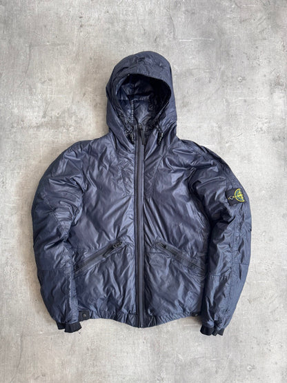 Stone Island Navy Lightweight Hooded Puffer