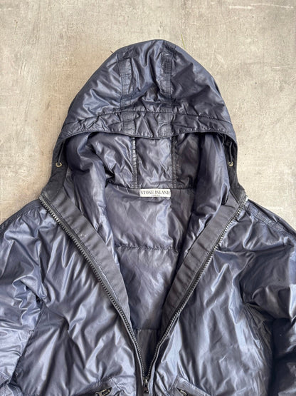 Stone Island Navy Lightweight Hooded Puffer