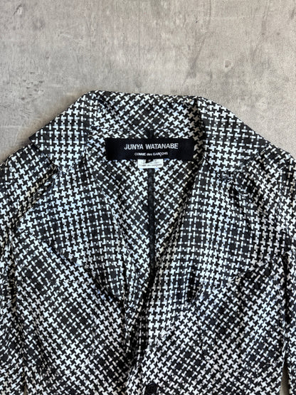 2003 Junya Watanabe CDG Houndstooth Pocket Detail Blazer