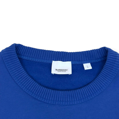 BURBERRY B LOGO SWEATSHIRT BLUE L | Large, Blue