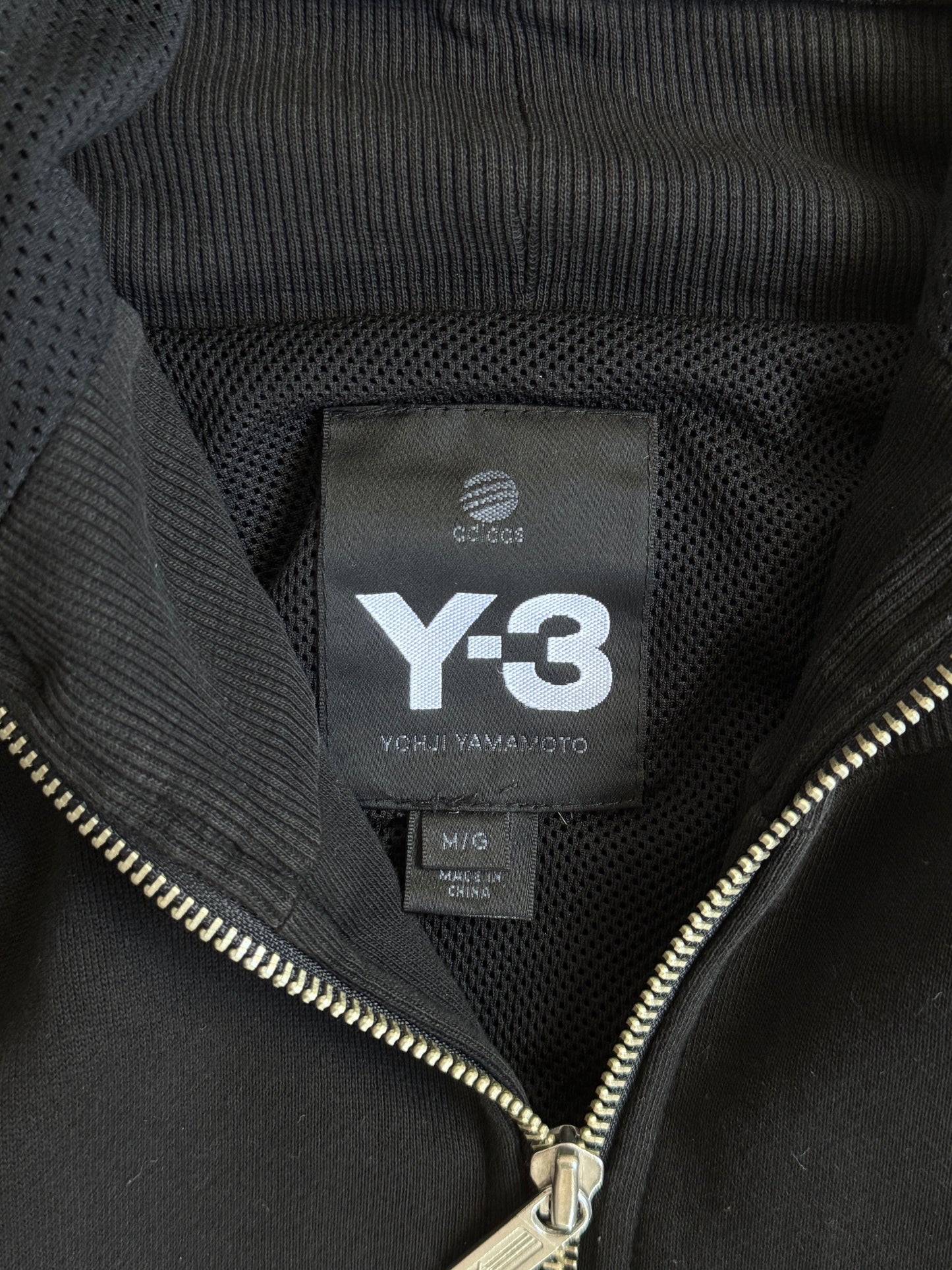 Y-3 A/W 2006 Blackout Full Zip Ninja Hooded Sweatshirt