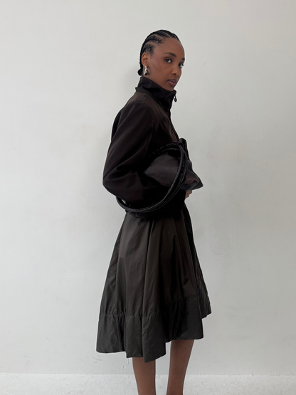 Nylon Skirt | Default Title, Brown