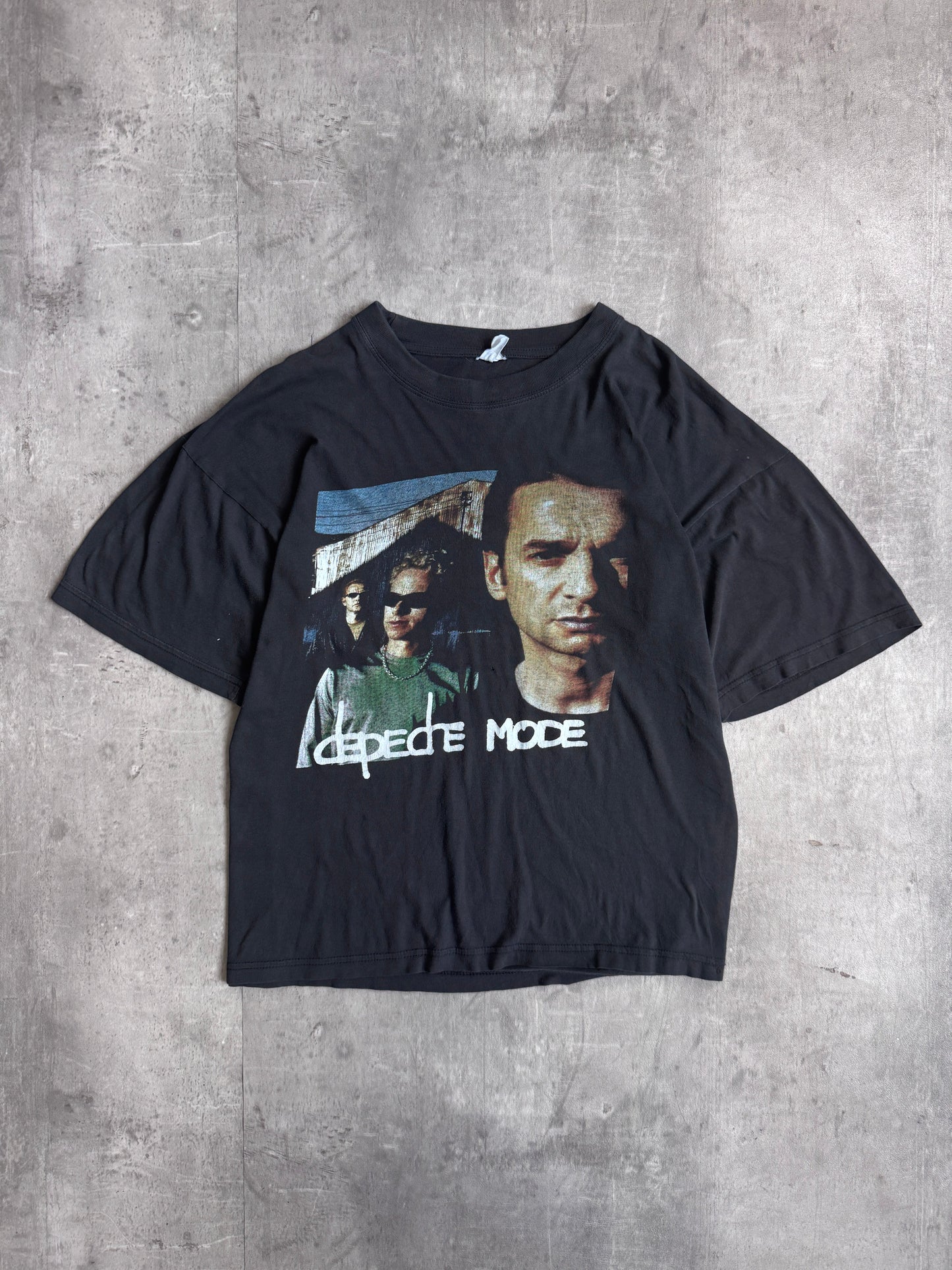 2000's Depeche Mode Boxy Portrait Graphic Tee