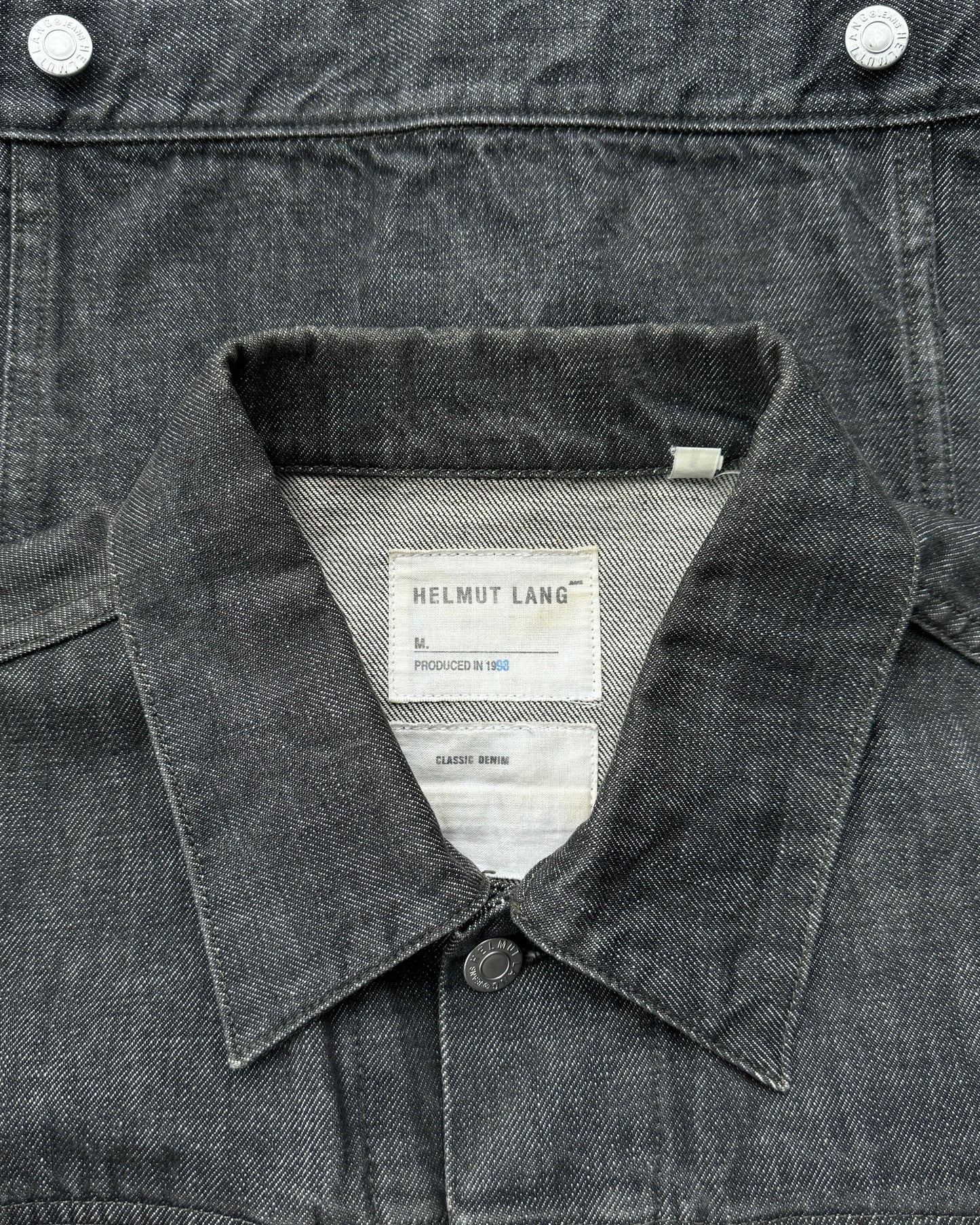 HELMUT LANG 1998 DENIM JACKET - M | Medium, Blue