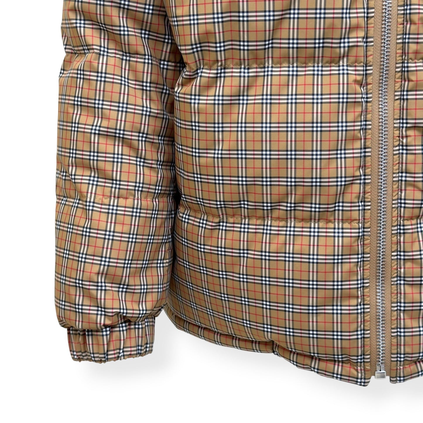 BURBERRY REVERSIBLE CHECK PUFFER JACKET BEIGE / NAVY XL | XL, Beige