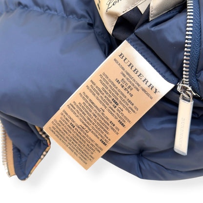 BURBERRY REVERSIBLE CHECK PUFFER JACKET BEIGE / NAVY XL | XL, Beige