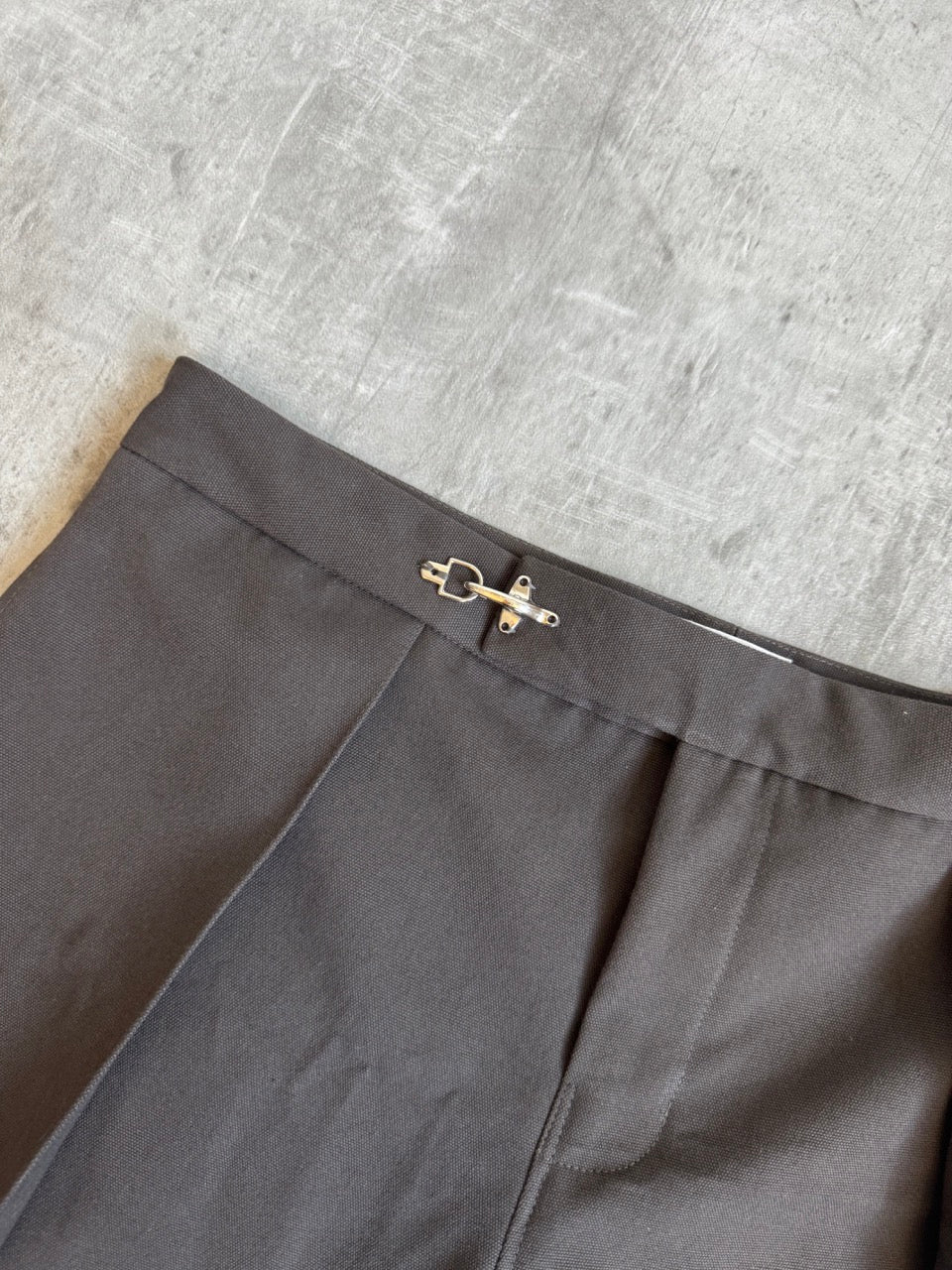 VT Rework: Brown Pleated Shorts