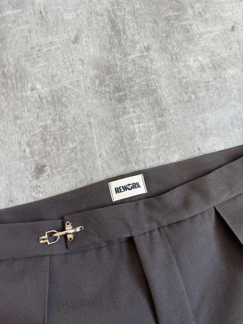 VT Rework: Brown Pleated Shorts