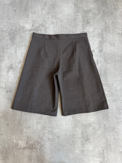 VT Rework: Brown Pleated Shorts