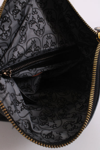 Thomas Wylde Skull Stud Fold Over Clutch Black/ Gold | O/S, Black