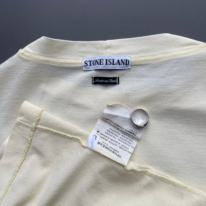 Stone Island Yellow SS98 Technical Emblem T-Shirt | Large, Yellow