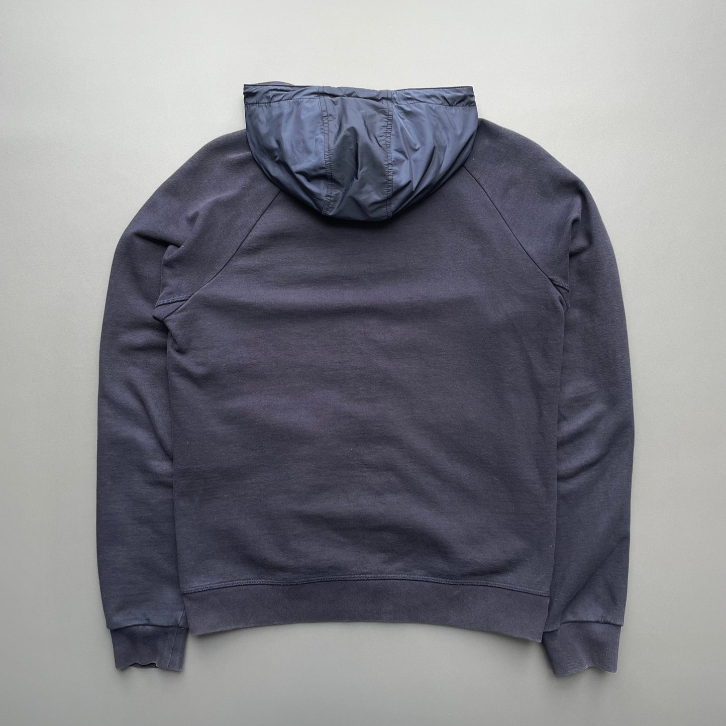 Prada Sport Navy 2018 Nylon Hood Zip-Through Hoodie | Small, Navy
