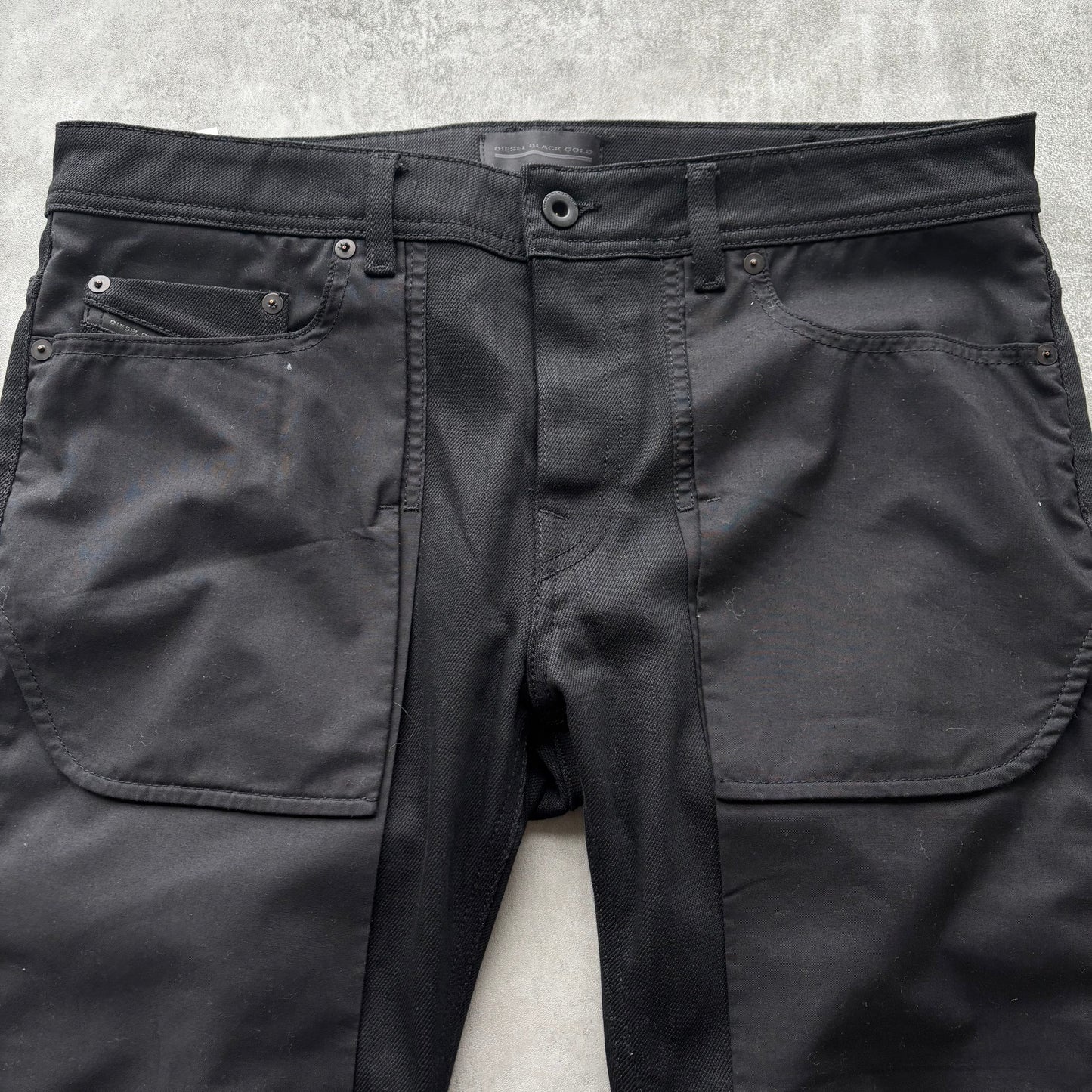 DIESEL BLACK GOLD LAYERED JEANS | O/S, Multicoloured