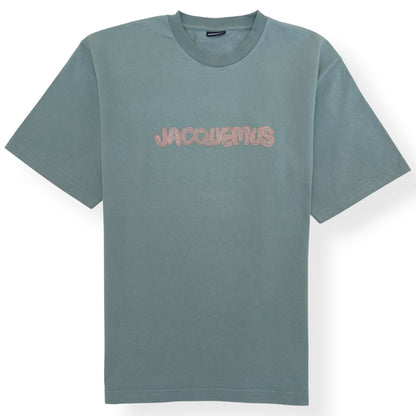 JACQUEMUS LOGO T-SHIRT SAGE GREEN L | Large, Green