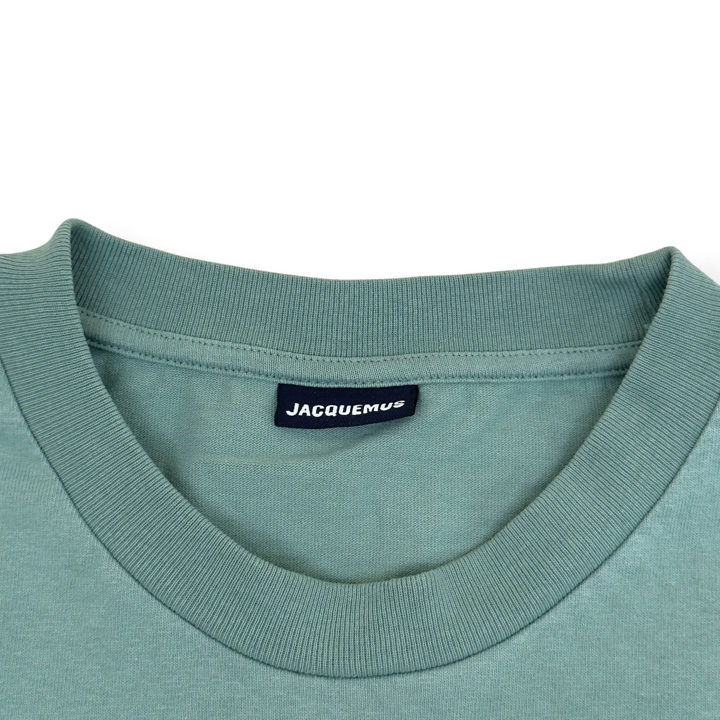 JACQUEMUS LOGO T-SHIRT SAGE GREEN L | Large, Green