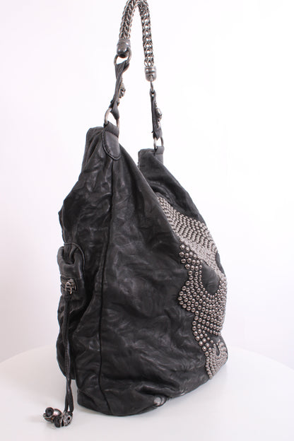 Thomas Wylde skull studd handbag Black | O/S, Black